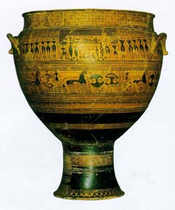 Вазопись Древней Греции. Стили вазописи. Дипилонская ваза 